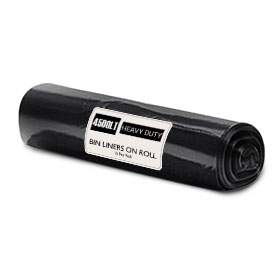 4500Ltr Heavy Duty Bin Liner 65<span style="text-transform:lowercase;">um</span> - Black [15 Roll]