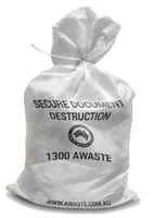 Secure Document Destruction Bag